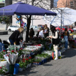 Prodaja cveća na Gradskom trgu povodom Dana žena